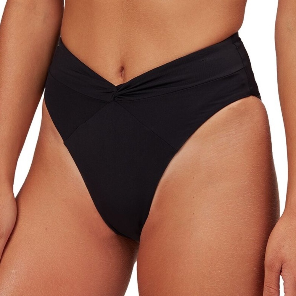 L*Space Black Nancy Lee Bitsy Bikini Bottom
